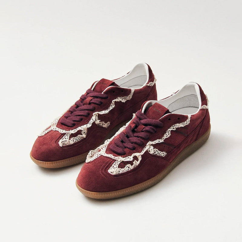 Alohas Tb. 490 Crochet Burgundy Sneakers TRAINERS  - ZIGZAG Footwear