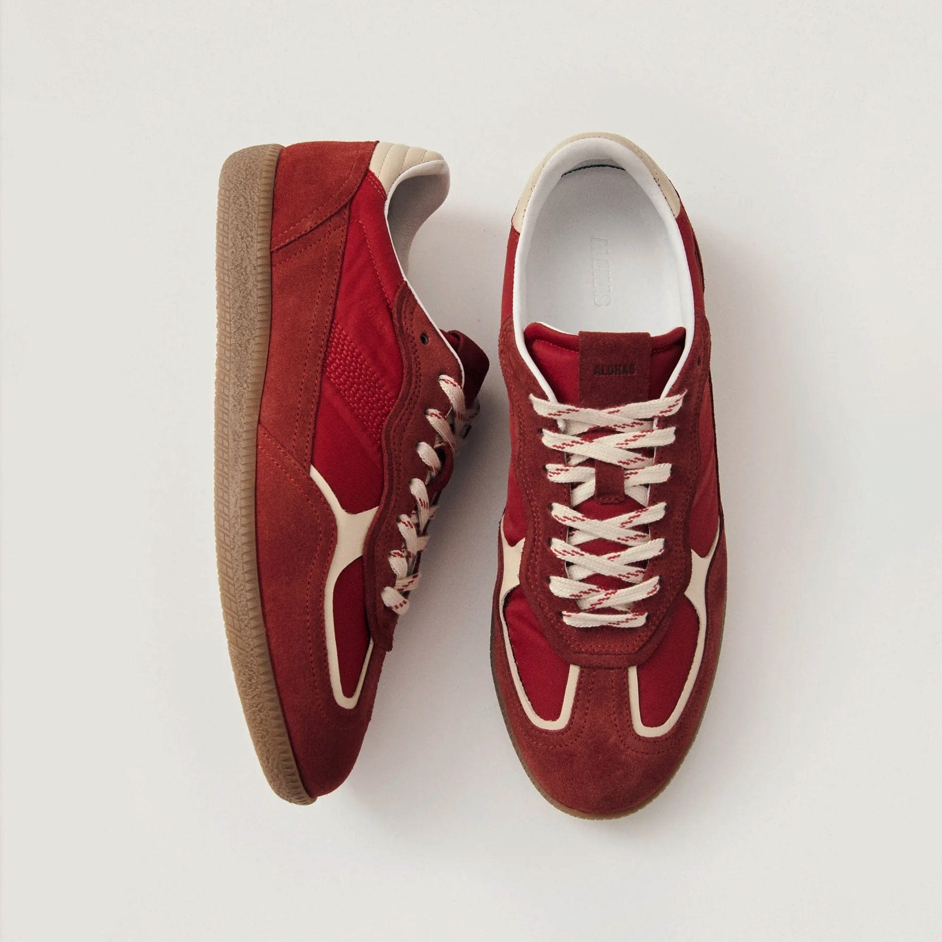 Alohas Tb. 490 Rife Sheen Red Sneakers TRAINERS  - ZIGZAG Footwear