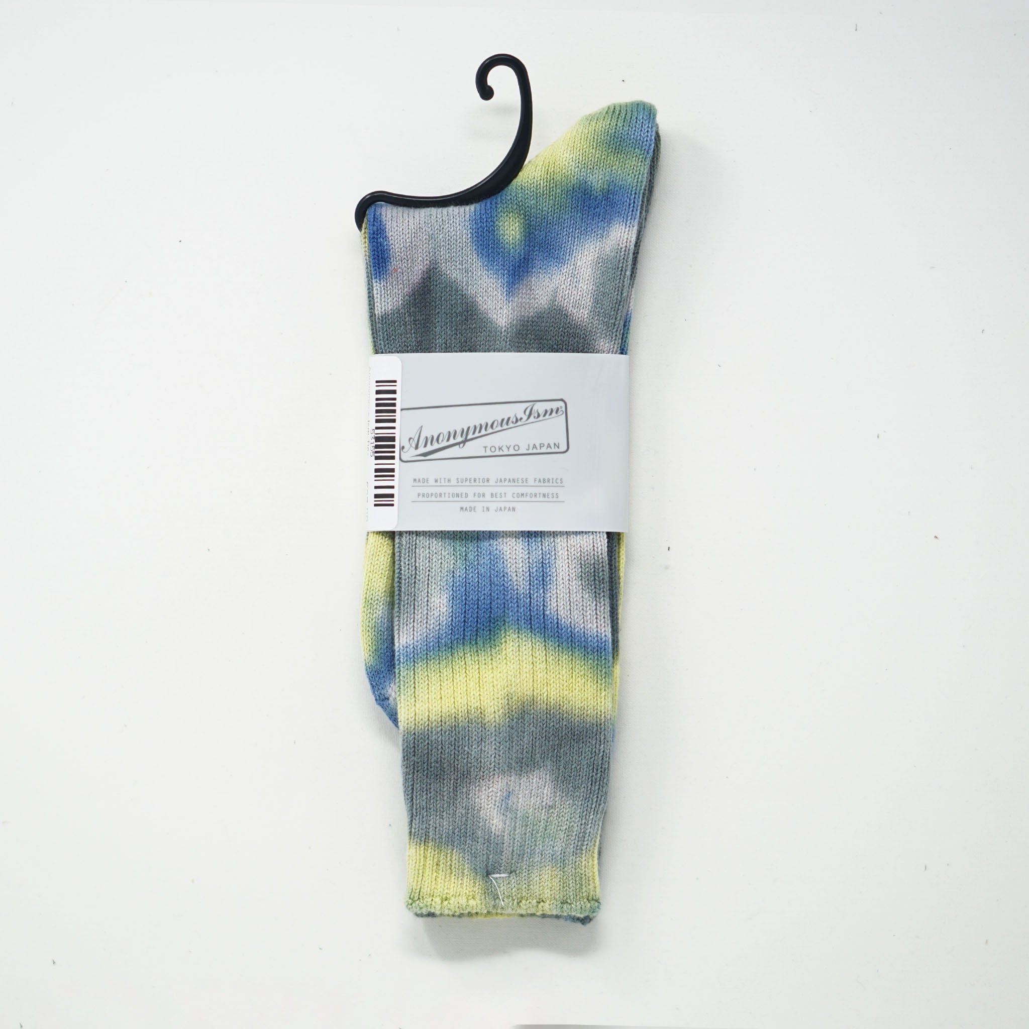 Anonymous Ism Tie Dye Crew Socks Mint Socks  - ZIGZAG Footwear