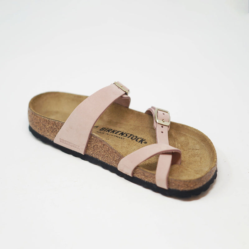 Birkenstock Mayari Regular Footbed Nubuck Soft Pink SANDALS  - ZIGZAG Footwear