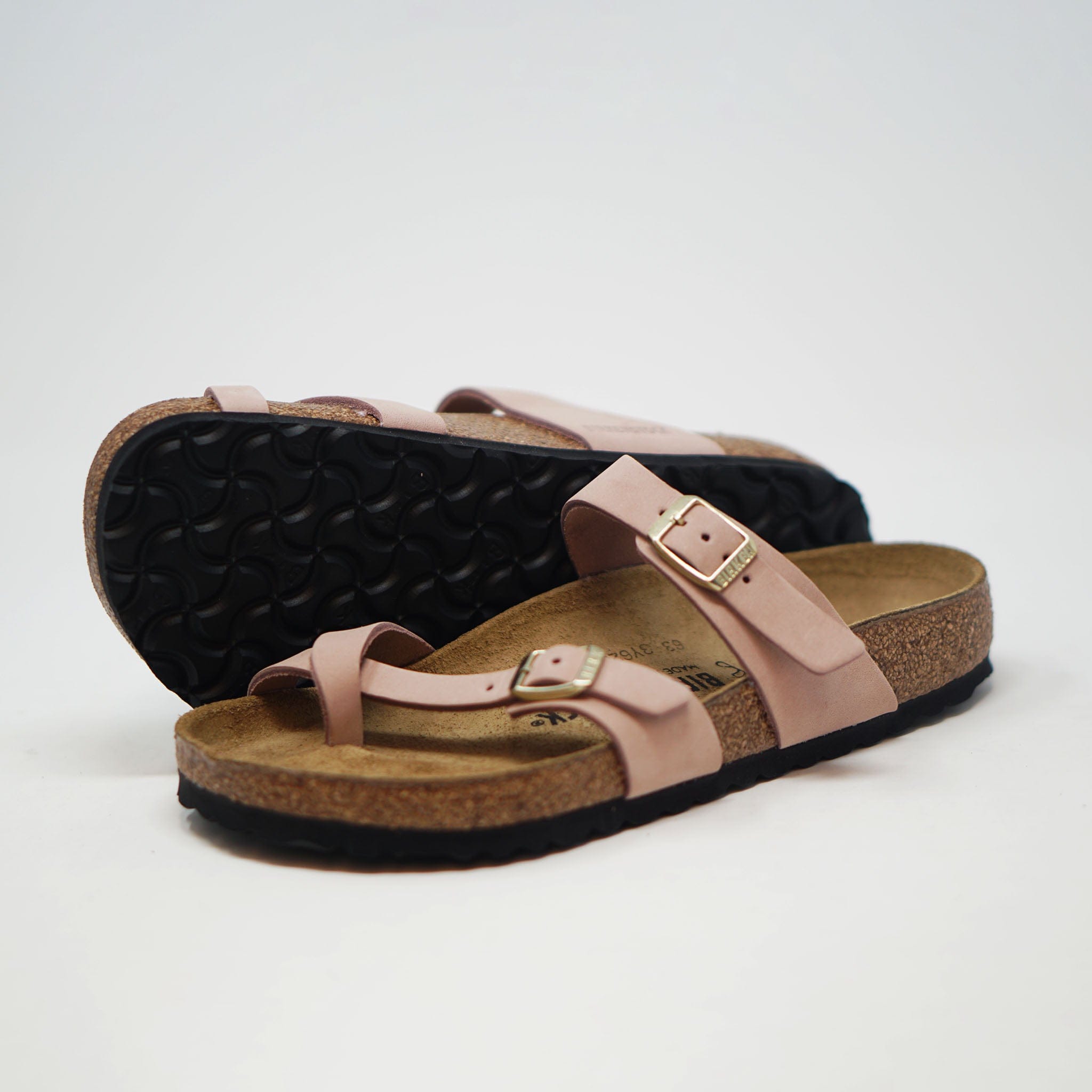 Birkenstock Mayari Regular Footbed Nubuck Soft Pink SANDALS  - ZIGZAG Footwear