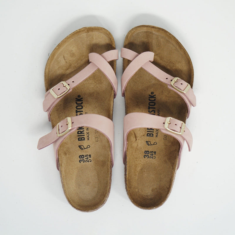 Birkenstock Mayari Regular Footbed Nubuck Soft Pink SANDALS  - ZIGZAG Footwear