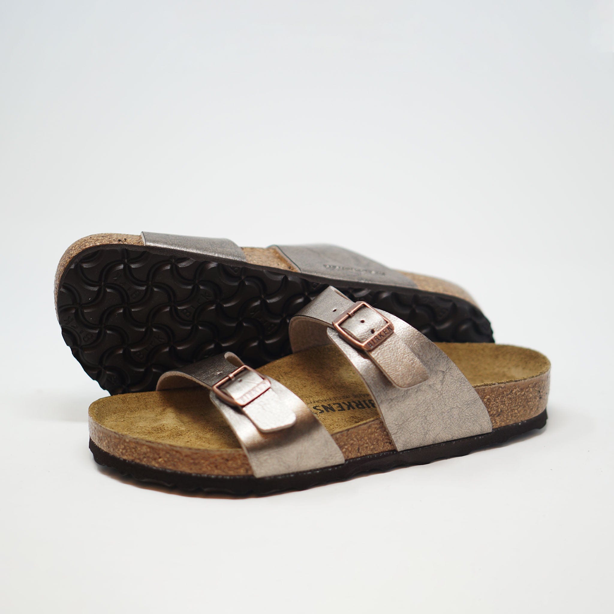 Birkenstock Sydney Regular Footbed  Graceful Taupe SANDALS  - ZIGZAG Footwear