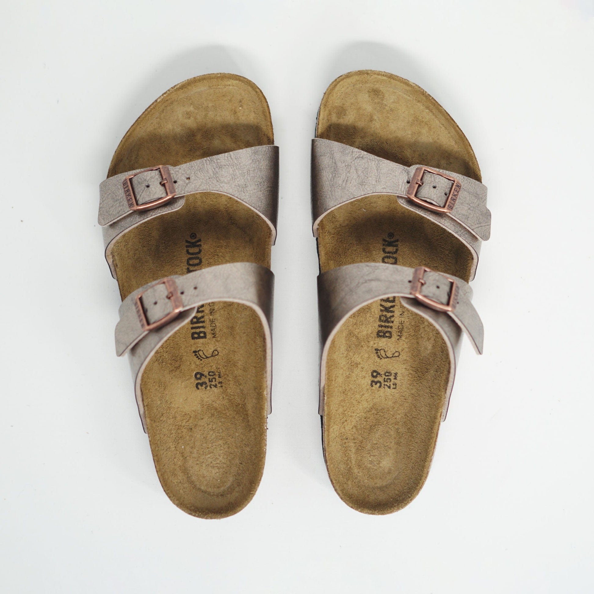 Birkenstock Sydney Regular Footbed  Graceful Taupe SANDALS  - ZIGZAG Footwear