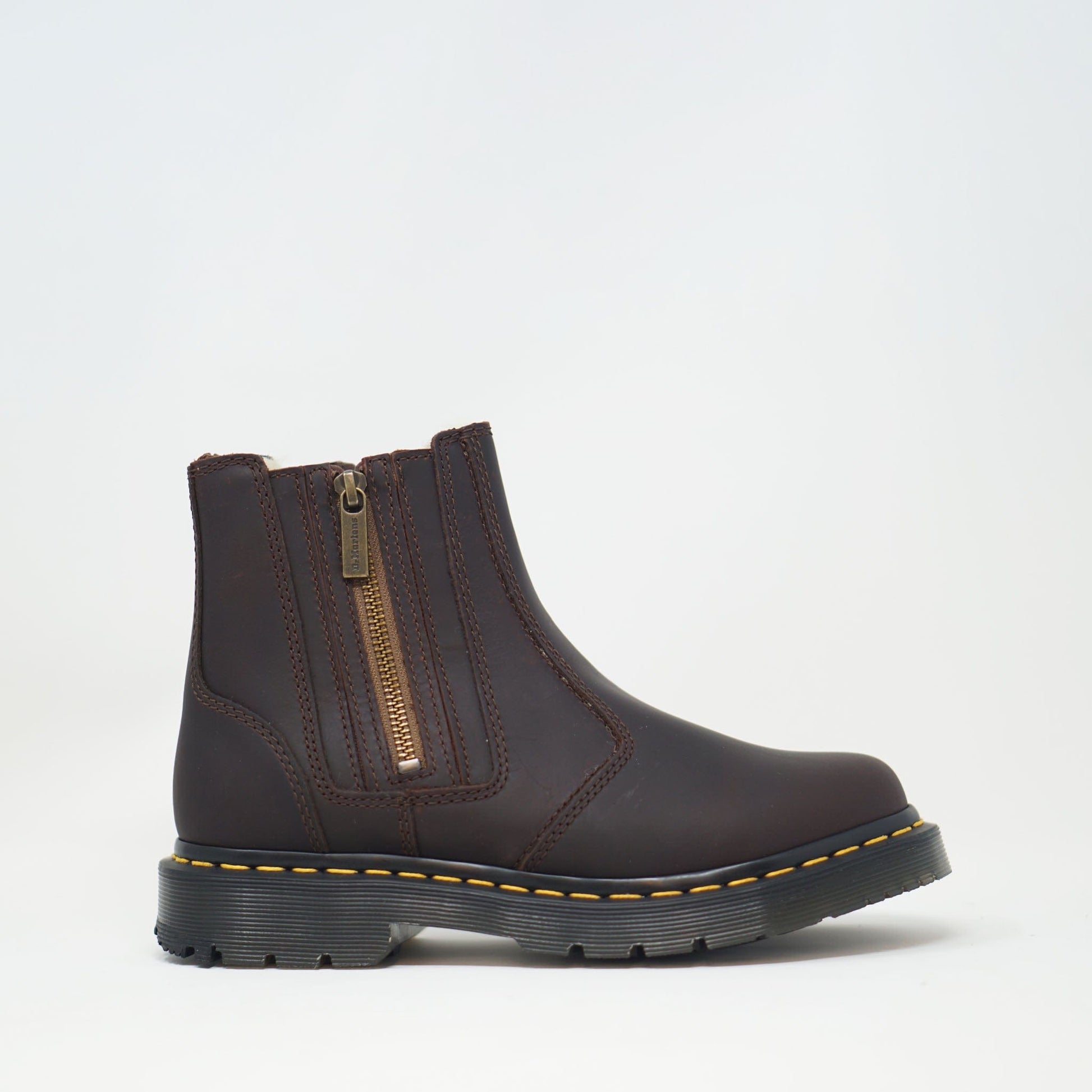 Dr Martens 2976 Alyson Wintergrip Chelsea Boots Brown BOOTS  - ZIGZAG Footwear