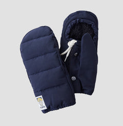 Elmer Cover Down Filled Mittens Navy ACCESSORIES  - ZIGZAG Footwear