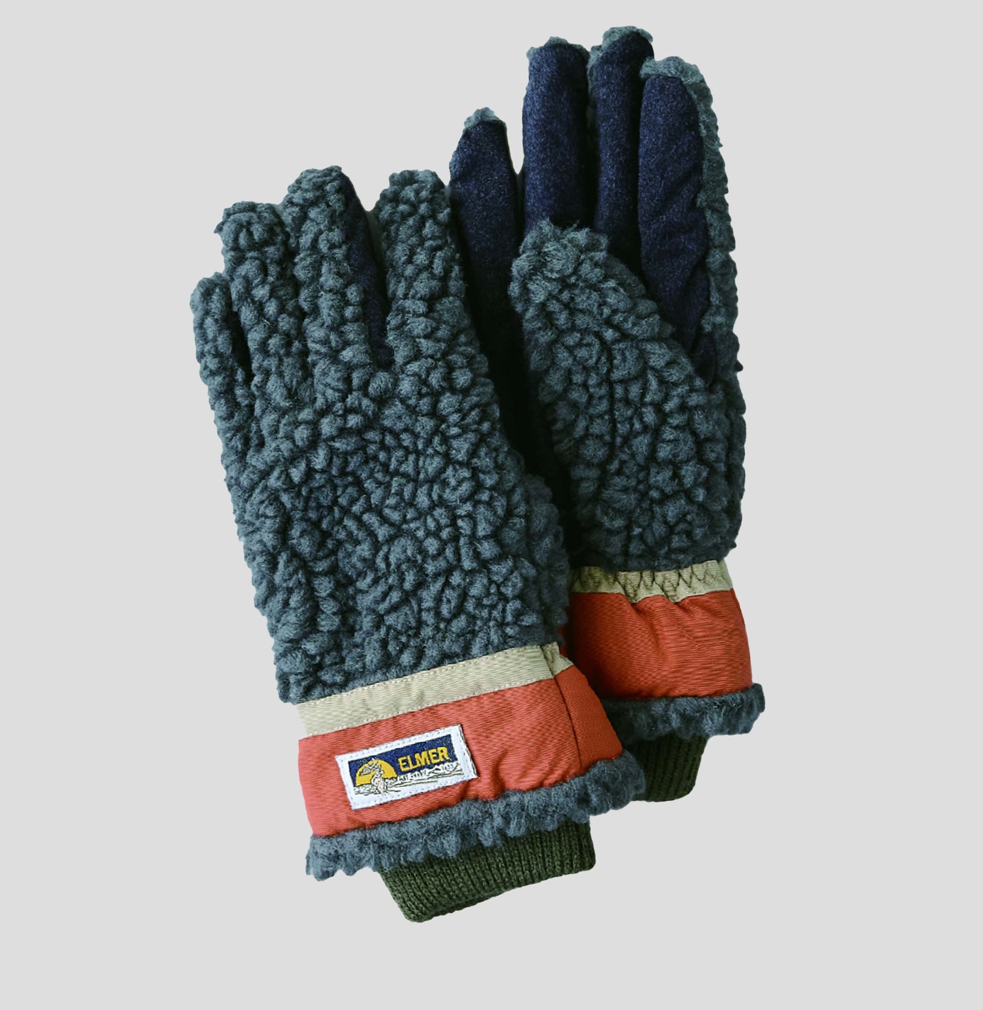 Elmer Teddy 5 Finger Gloves Khaki ACCESSORIES  - ZIGZAG Footwear