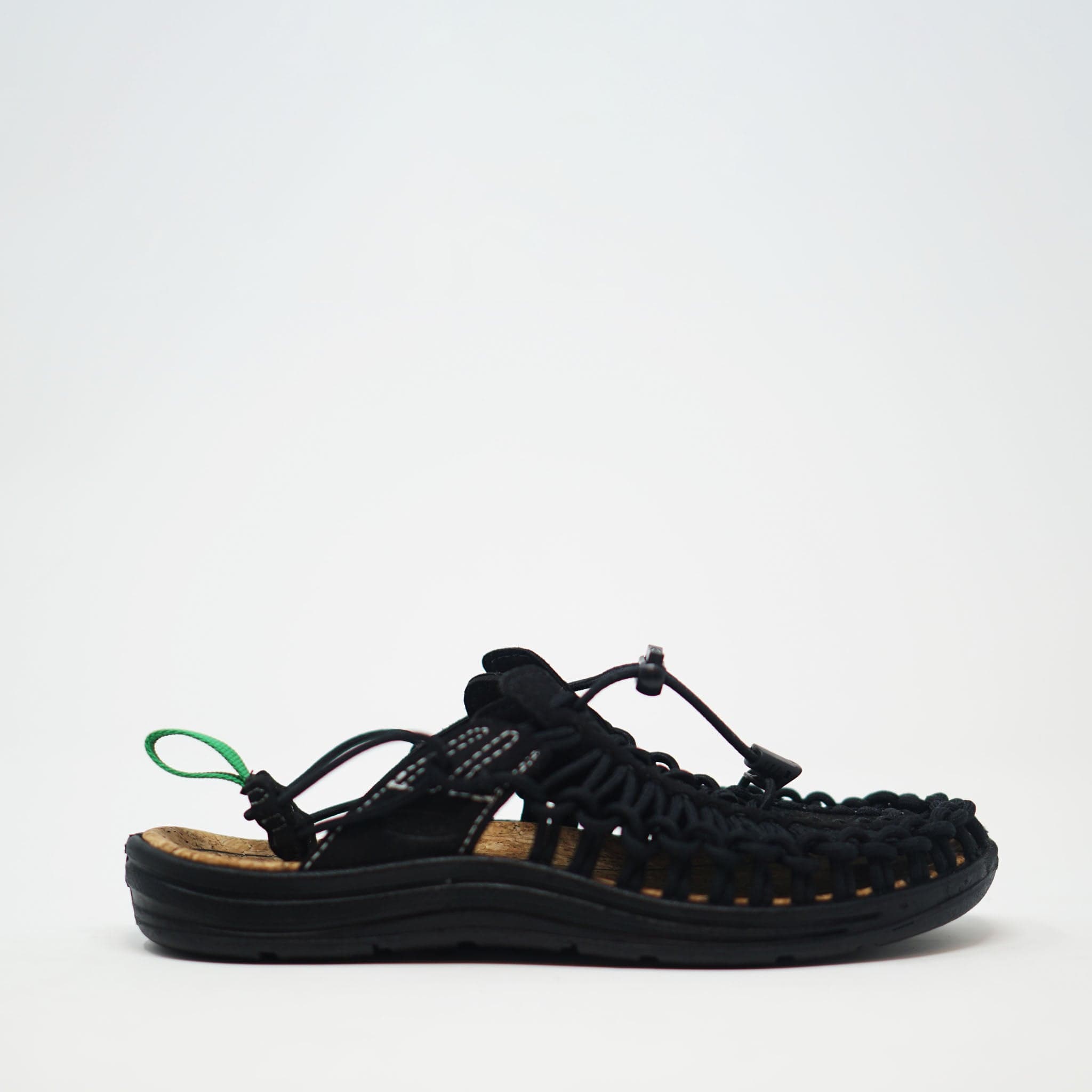 Keen Uneek II Convertible Black Jolly Green SHOES  - ZIGZAG Footwear