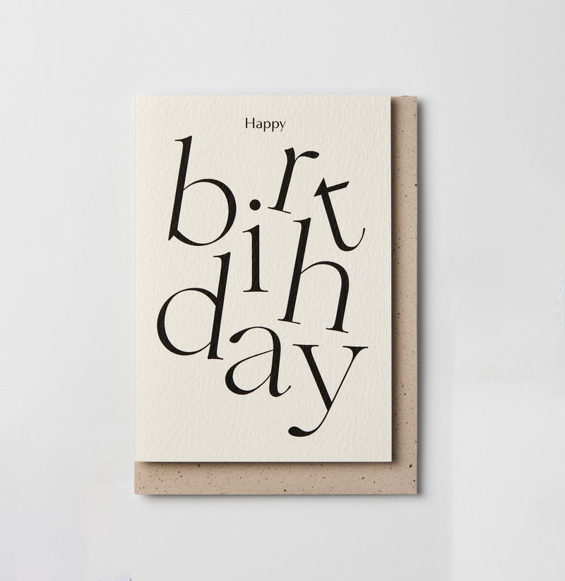 Kinshipped Greetings Card Happy Birthday GREETINGS CARDS  - ZIGZAG Footwear