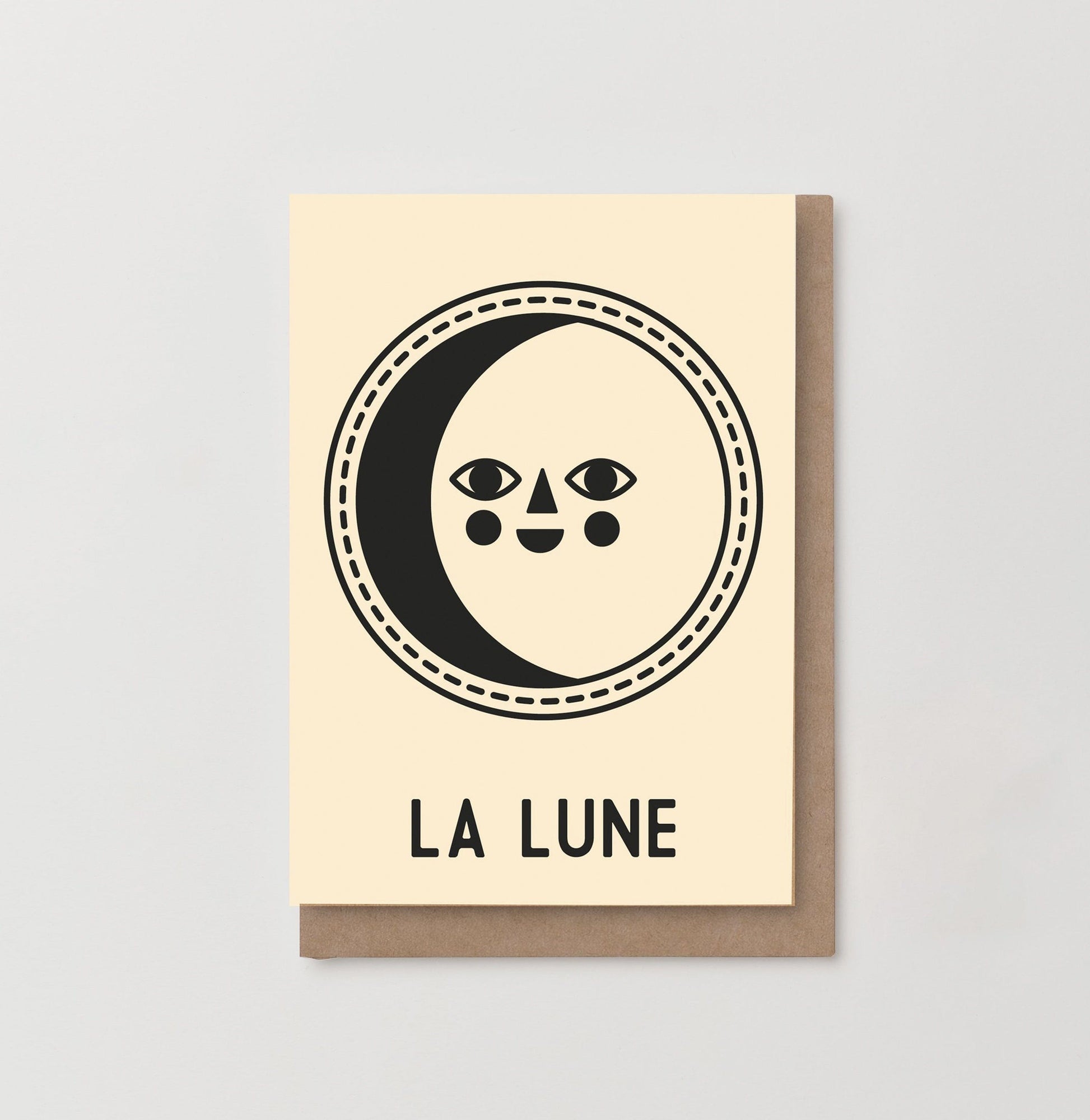 Kinshipped Greetings Card La Lune Moon GREETINGS CARDS  - ZIGZAG Footwear