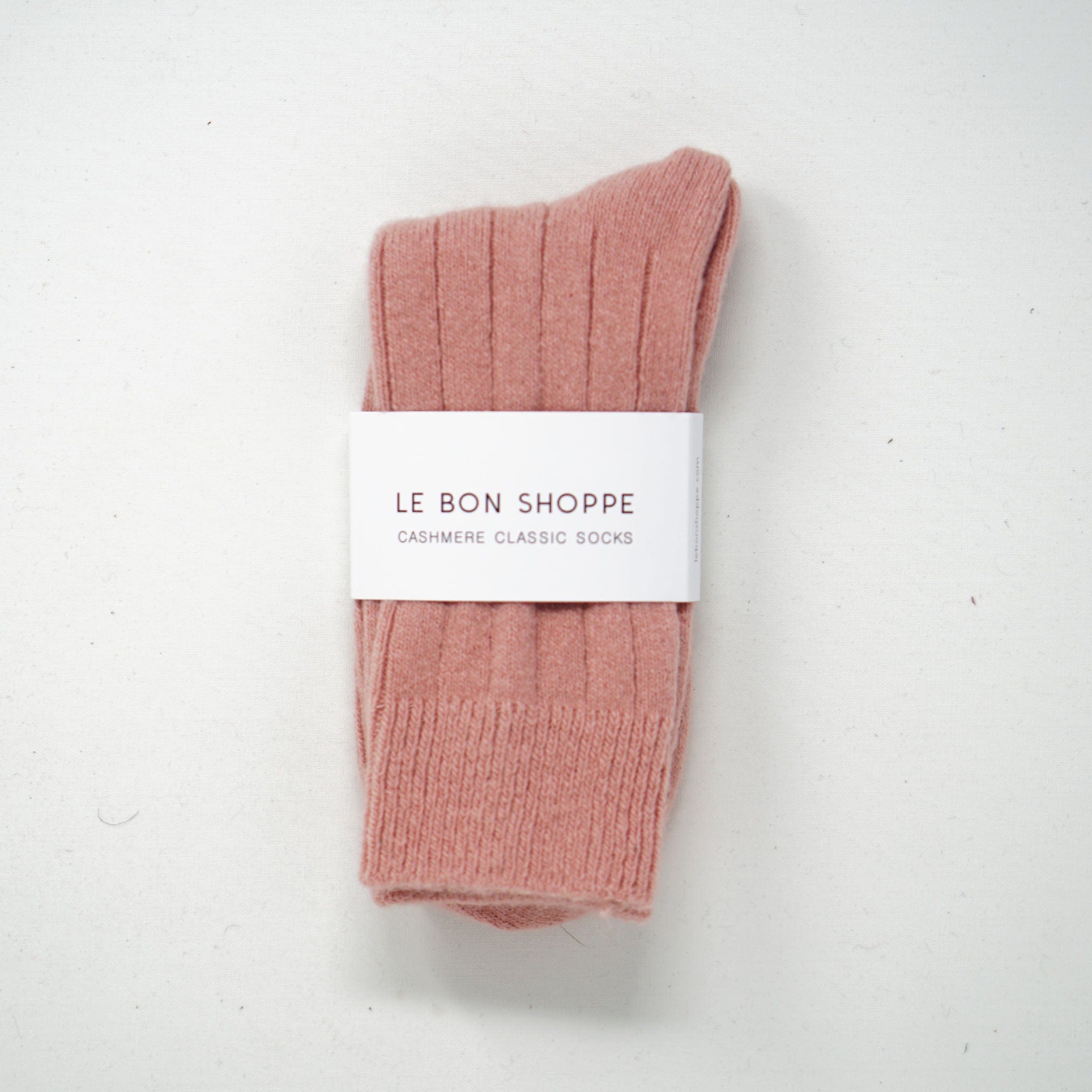 Le Bon Shoppe Classic Cashmere Socks Rose Petal Socks  - ZIGZAG Footwear