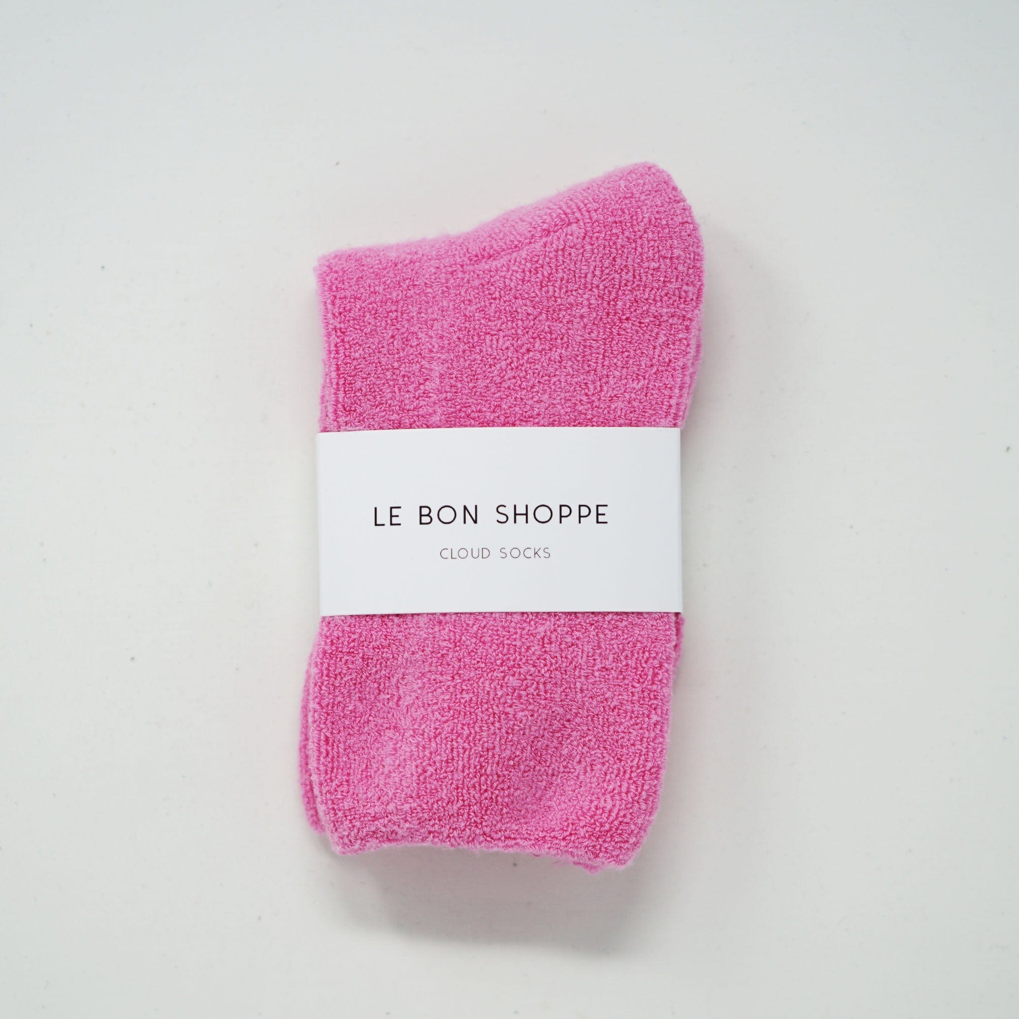 Le Bon Shoppe Cloud Socks Bubblegum Socks  - ZIGZAG Footwear