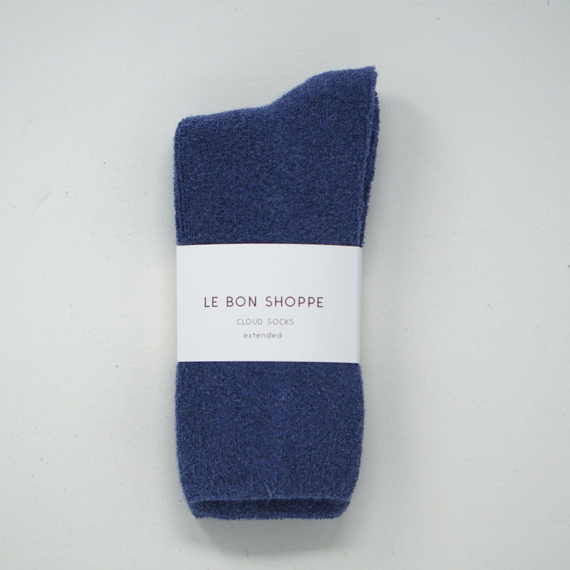 Le Bon Shoppe Extended Cloud Socks Bijou Blue Socks  - ZIGZAG Footwear