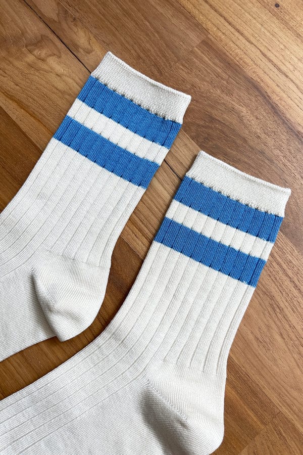 Le Bon Shoppe Her Socks Varsity Blue Socks  - ZIGZAG Footwear