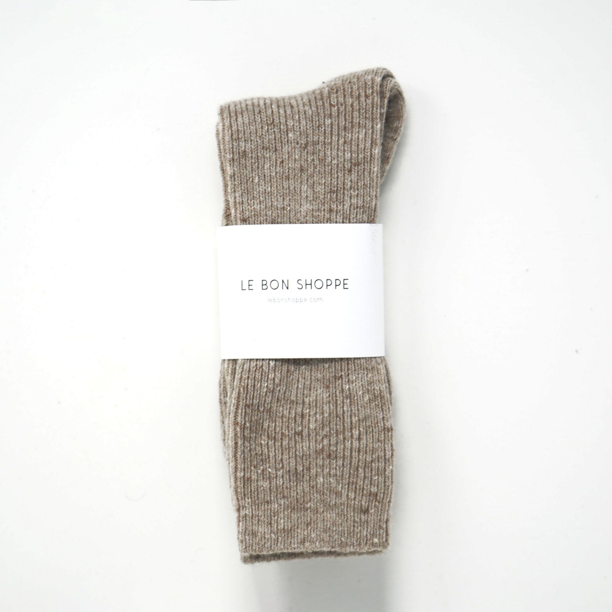 Le Bon Shoppe Snow Socks Tan Socks  - ZIGZAG Footwear