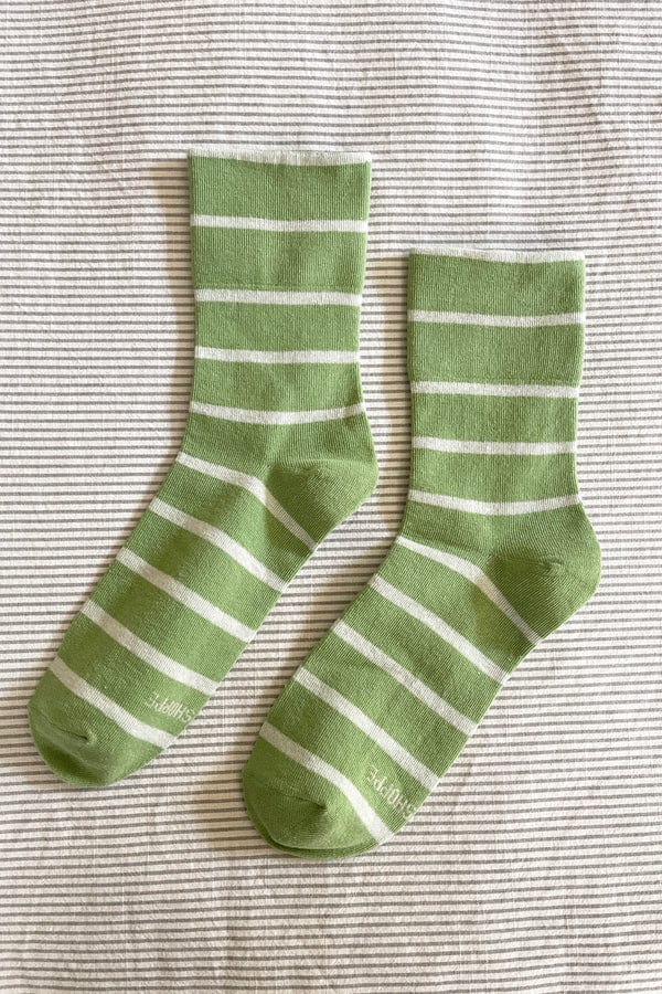 Le Bon Shoppe Wally Socks Wasabi Socks  - ZIGZAG Footwear