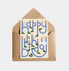 Lottie Hall Studio Greetings Card Birthday Press GREETINGS CARDS  - ZIGZAG Footwear