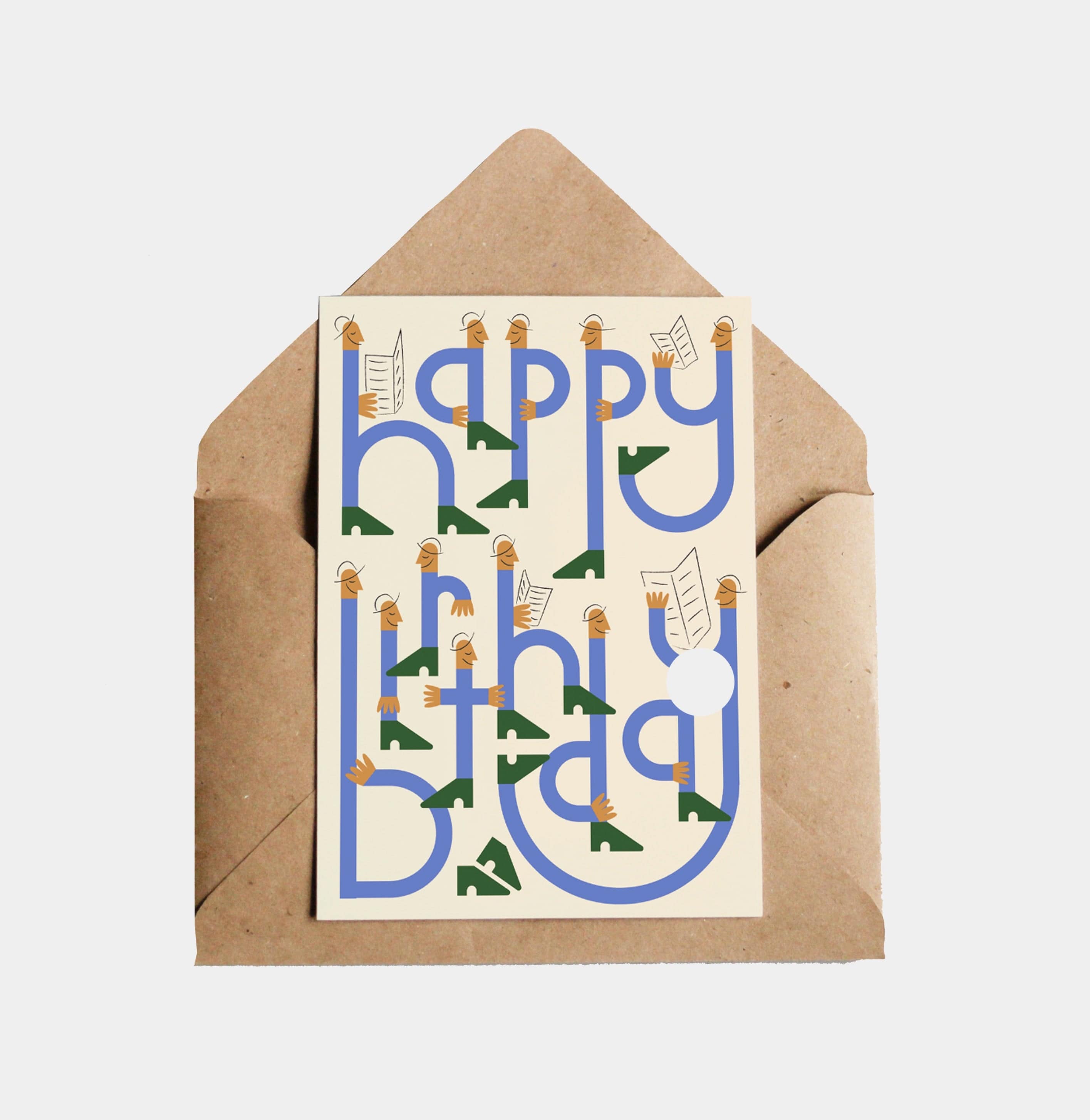 Lottie Hall Studio Greetings Card Birthday Press GREETINGS CARDS  - ZIGZAG Footwear