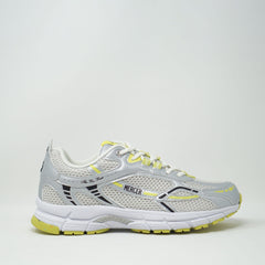 Mercer The Re Run Neon Yellow Silver TRAINERS  - ZIGZAG Footwear