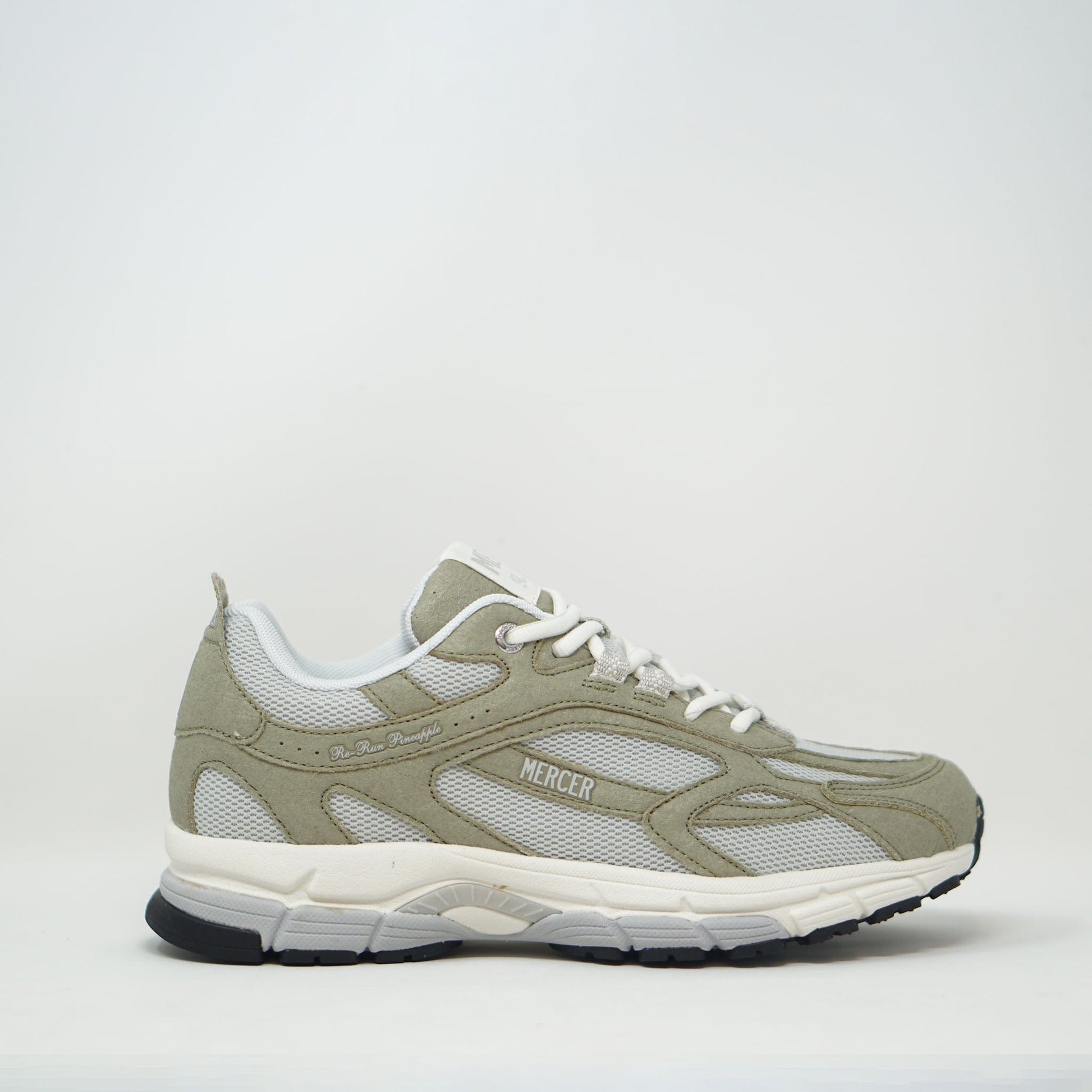 Mercer The Re Run Pineapple 2.0 Olive TRAINERS  - ZIGZAG Footwear