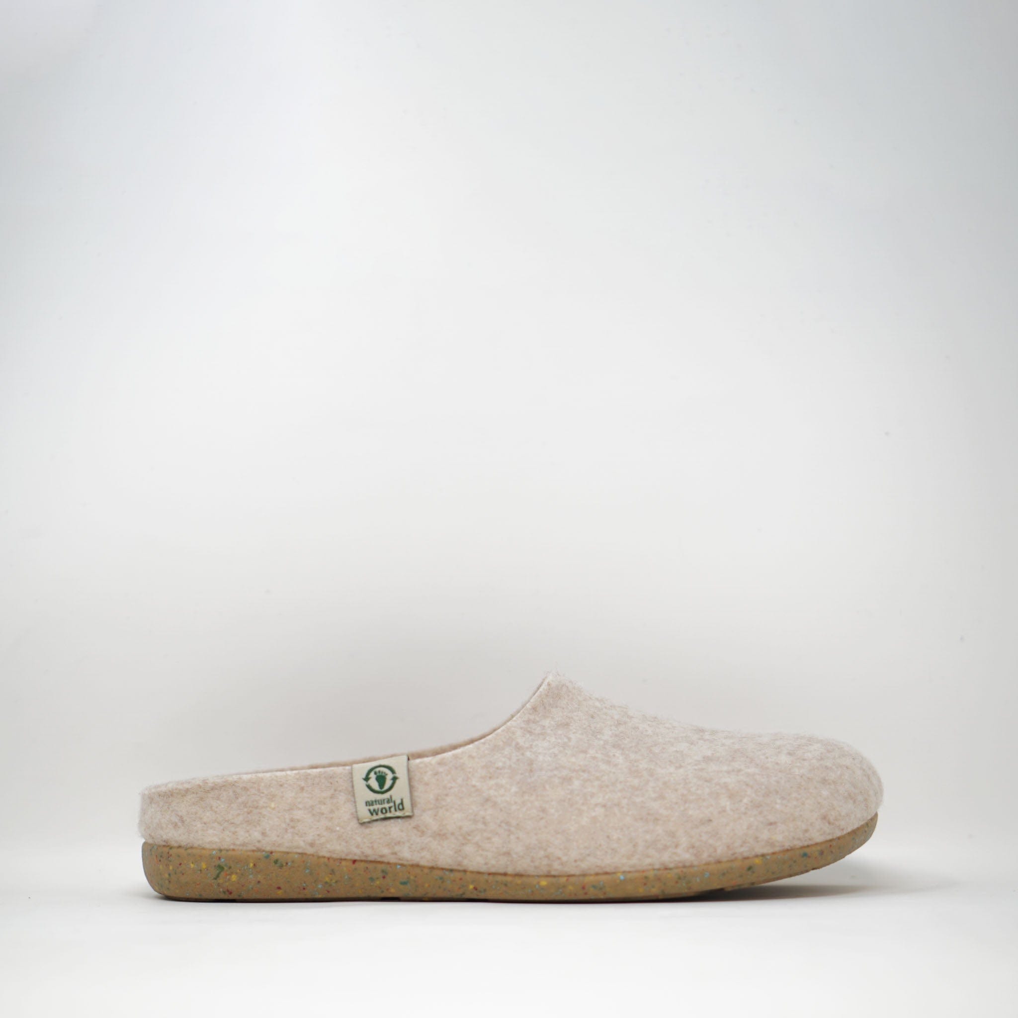 Natural World 8999 Slipper Natural SLIPPERS  - ZIGZAG Footwear