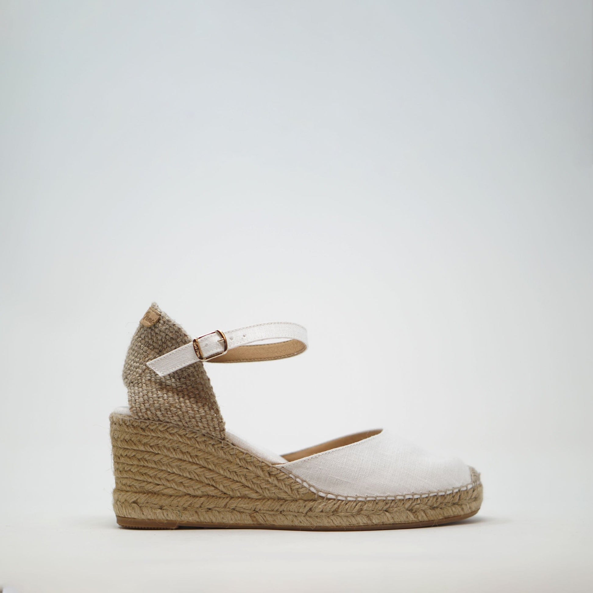 Toni Pons Caldes Vegan Wedge White SANDALS  - ZIGZAG Footwear