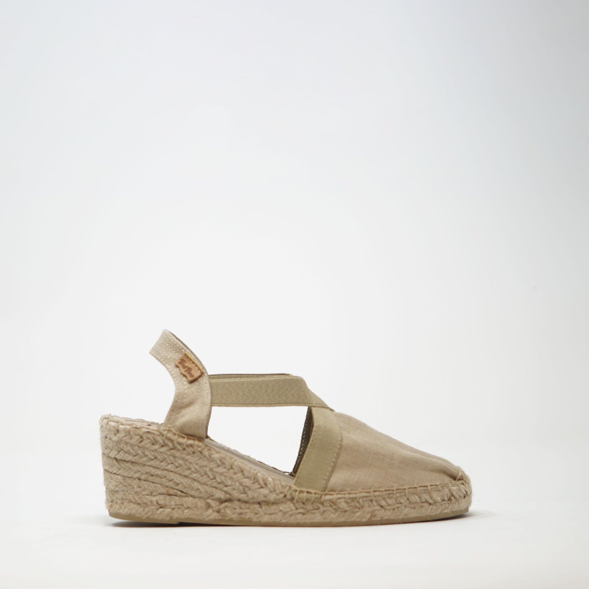 Toni Pons Ter Vegan Wedge Stone SANDALS  - ZIGZAG Footwear