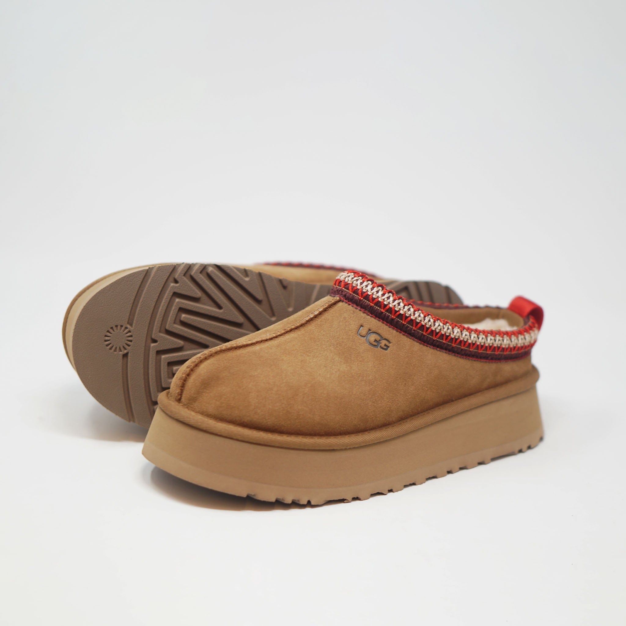 Ugg Tazz Platform Clog Chesnut SLIPPERS  - ZIGZAG Footwear