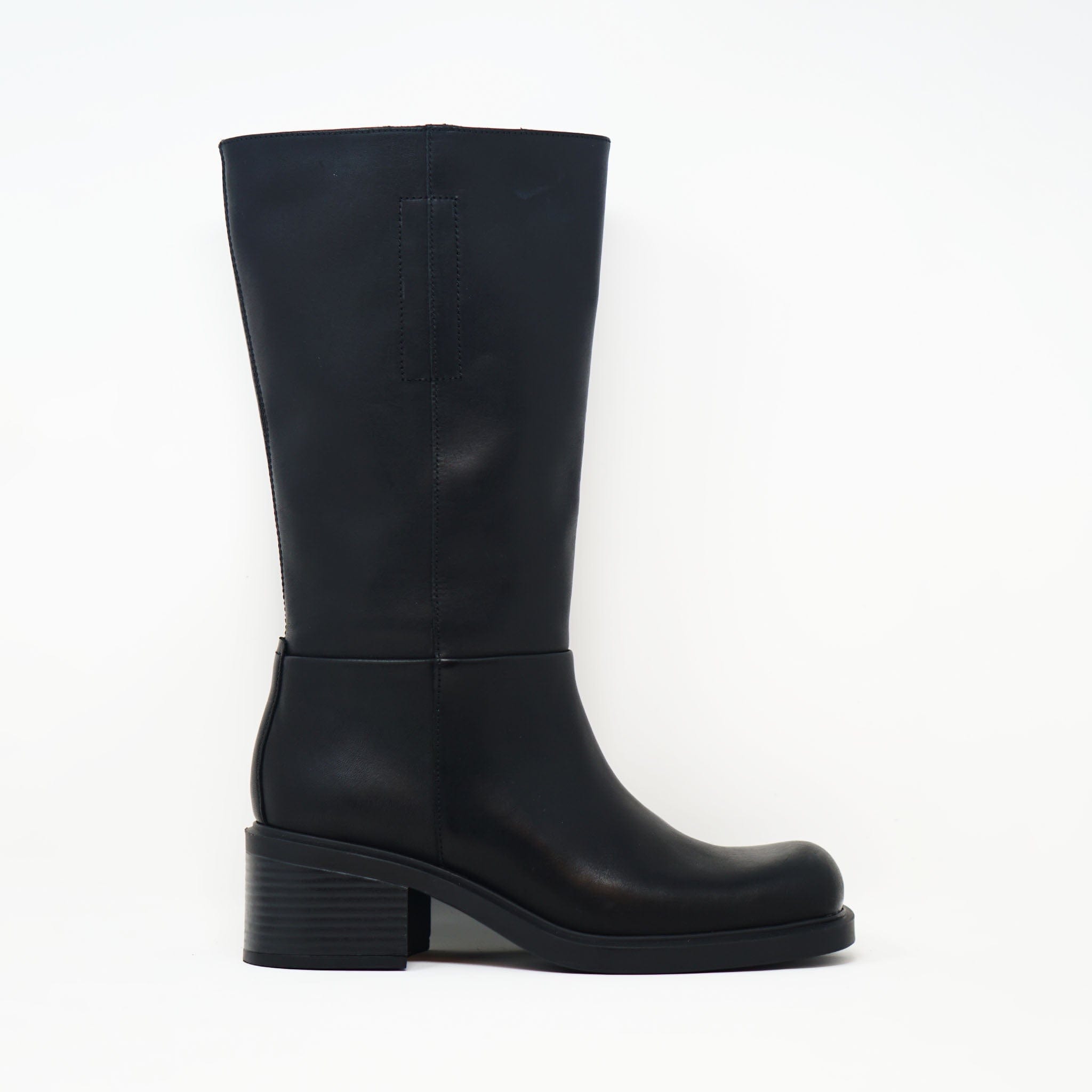 Vagabond Shoemakers Daniella Tall Black Leather Boot BOOTS  - ZIGZAG Footwear