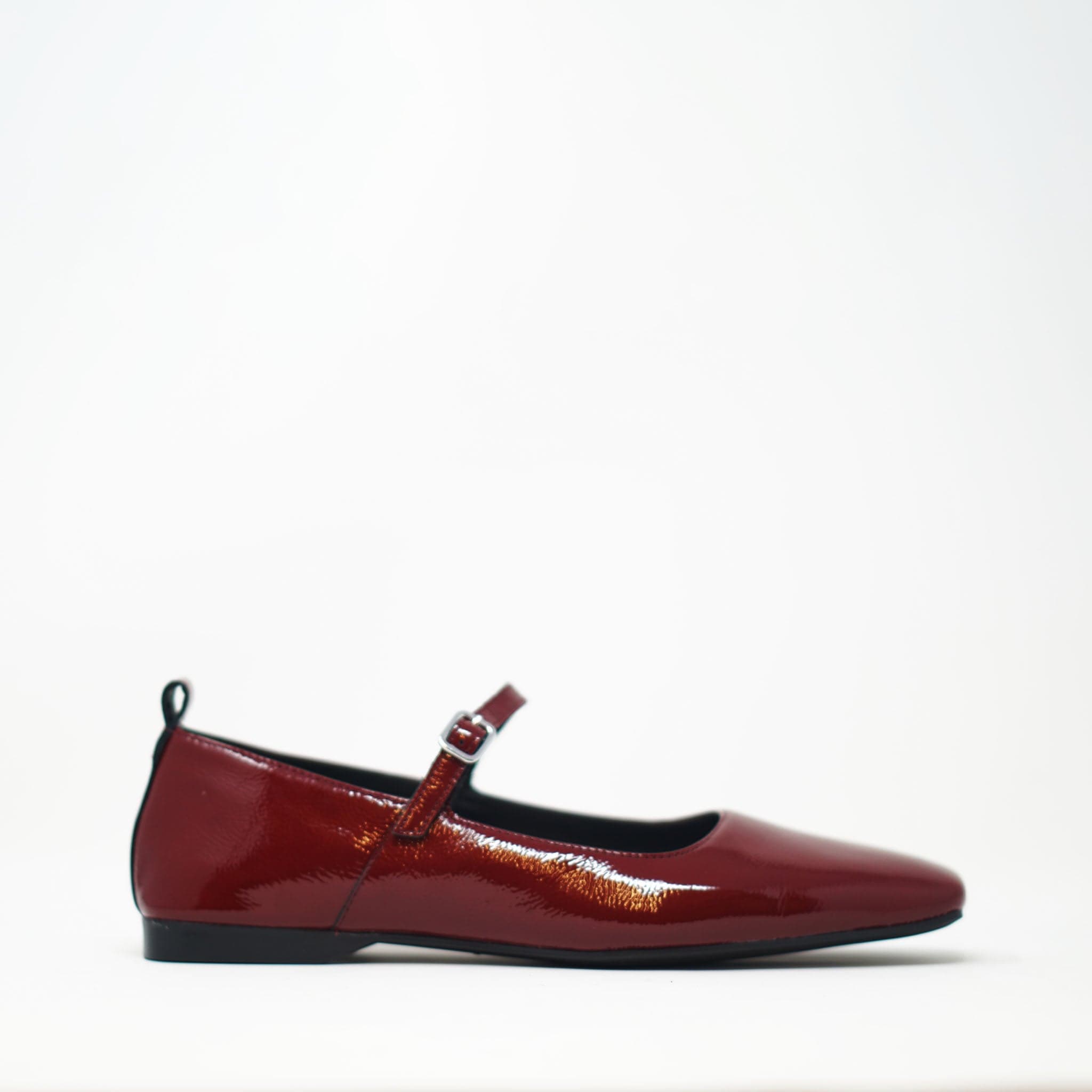 Vagabond Shoemakers Delia Shoes Dark Red Patent SHOES  - ZIGZAG Footwear