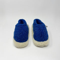 Yoko Wool Siberian Deep Blue SLIPPERS  - ZIGZAG Footwear