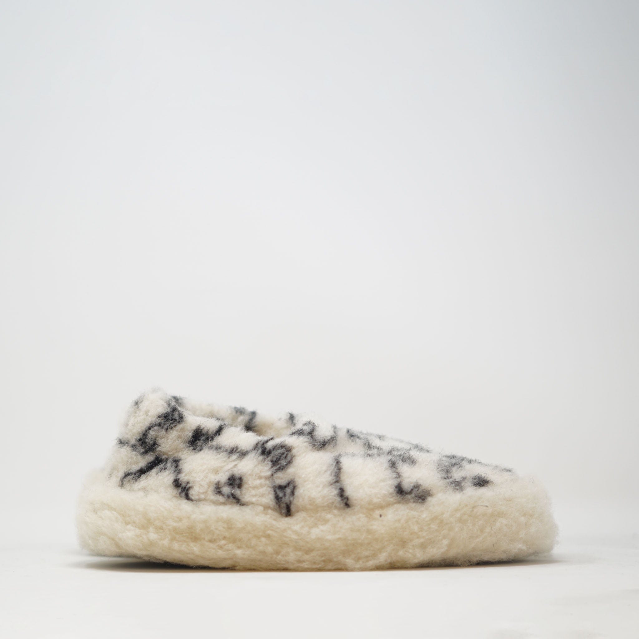 Yoko Wool Siberian Sheep Print SLIPPERS  - ZIGZAG Footwear