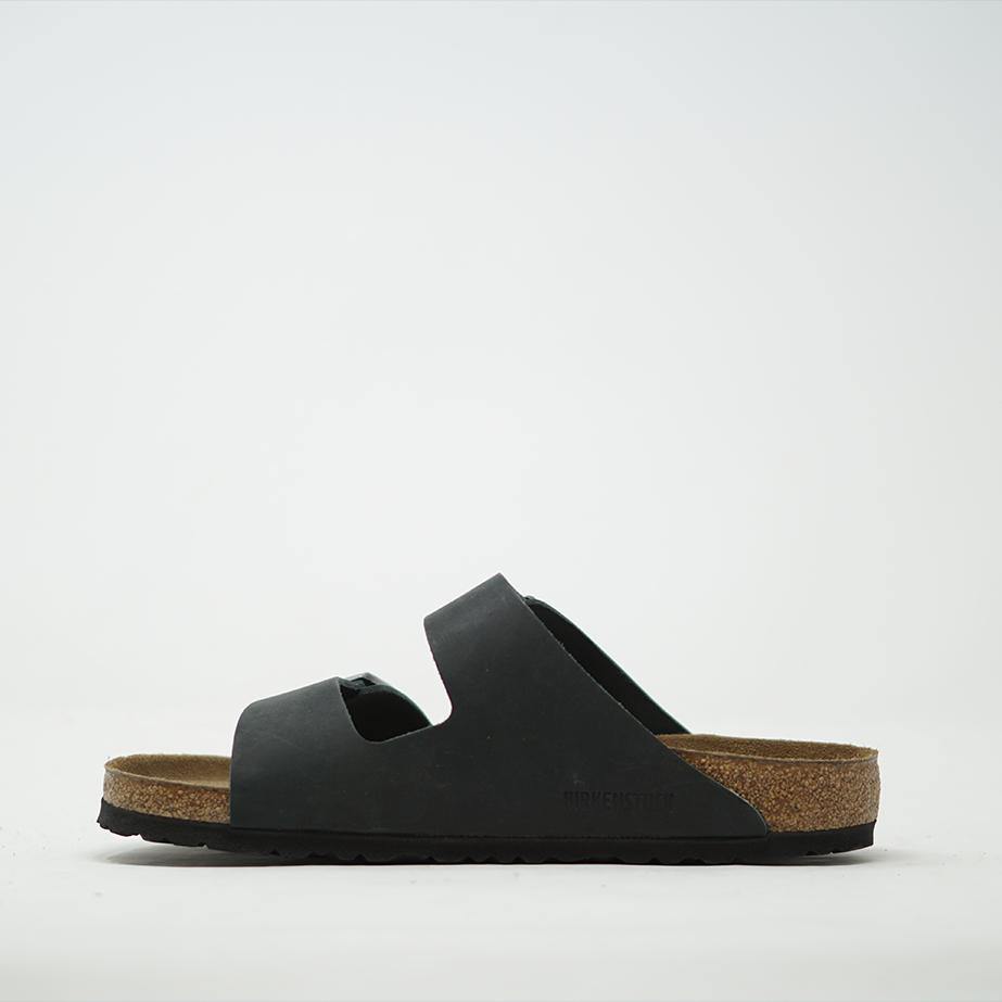 Birkenstock Arizona Regular Soft Footbed Oiled Leather Black