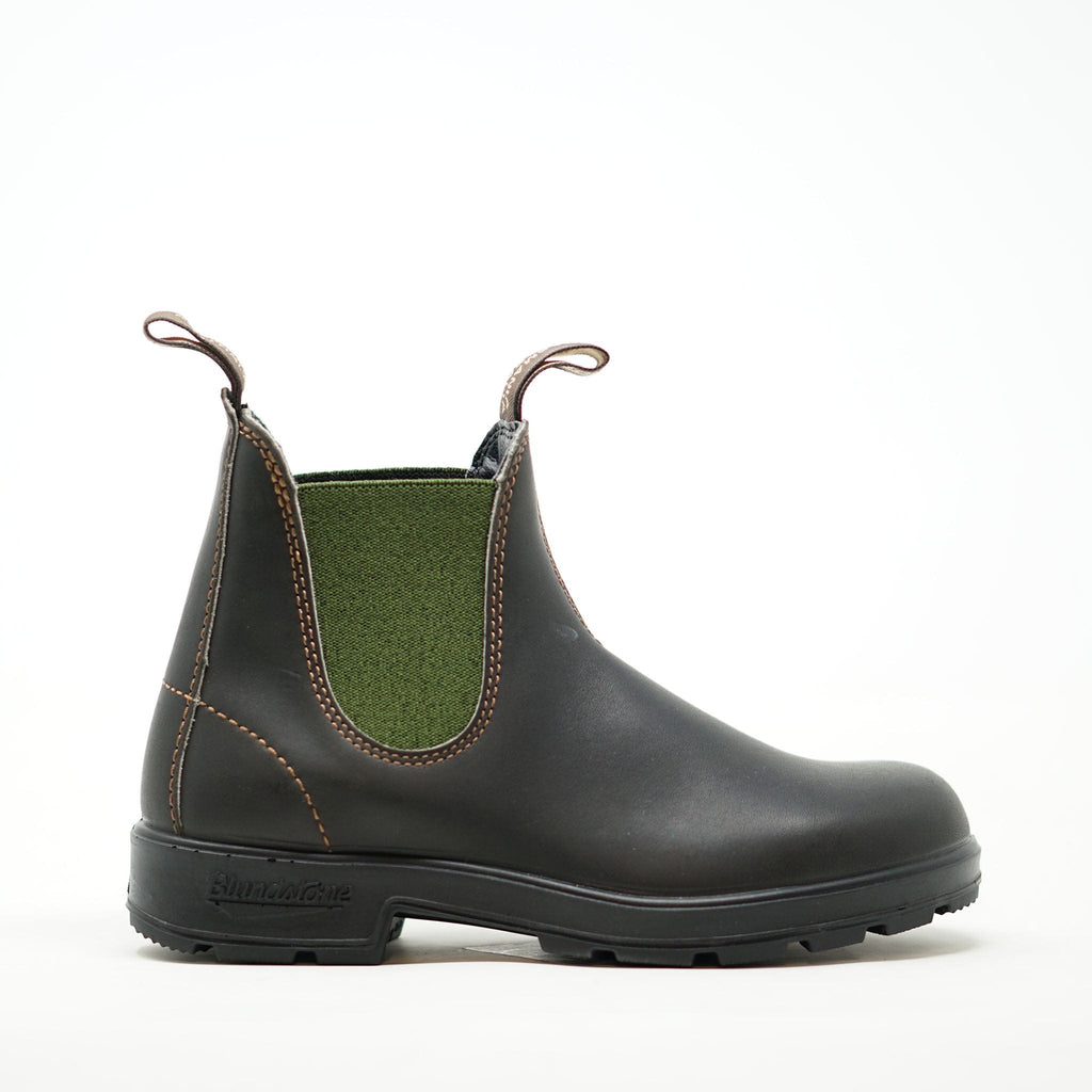 Blundstone 519 Chelsea Boot Stout Brown Olive ZIGZAG