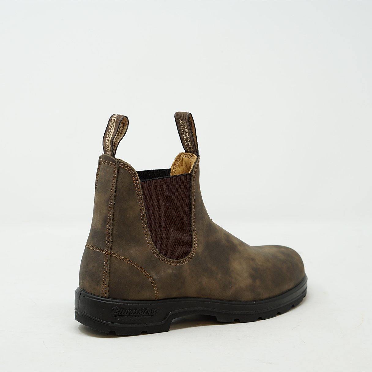 Blundstone rustic brown shearling factory lined boots