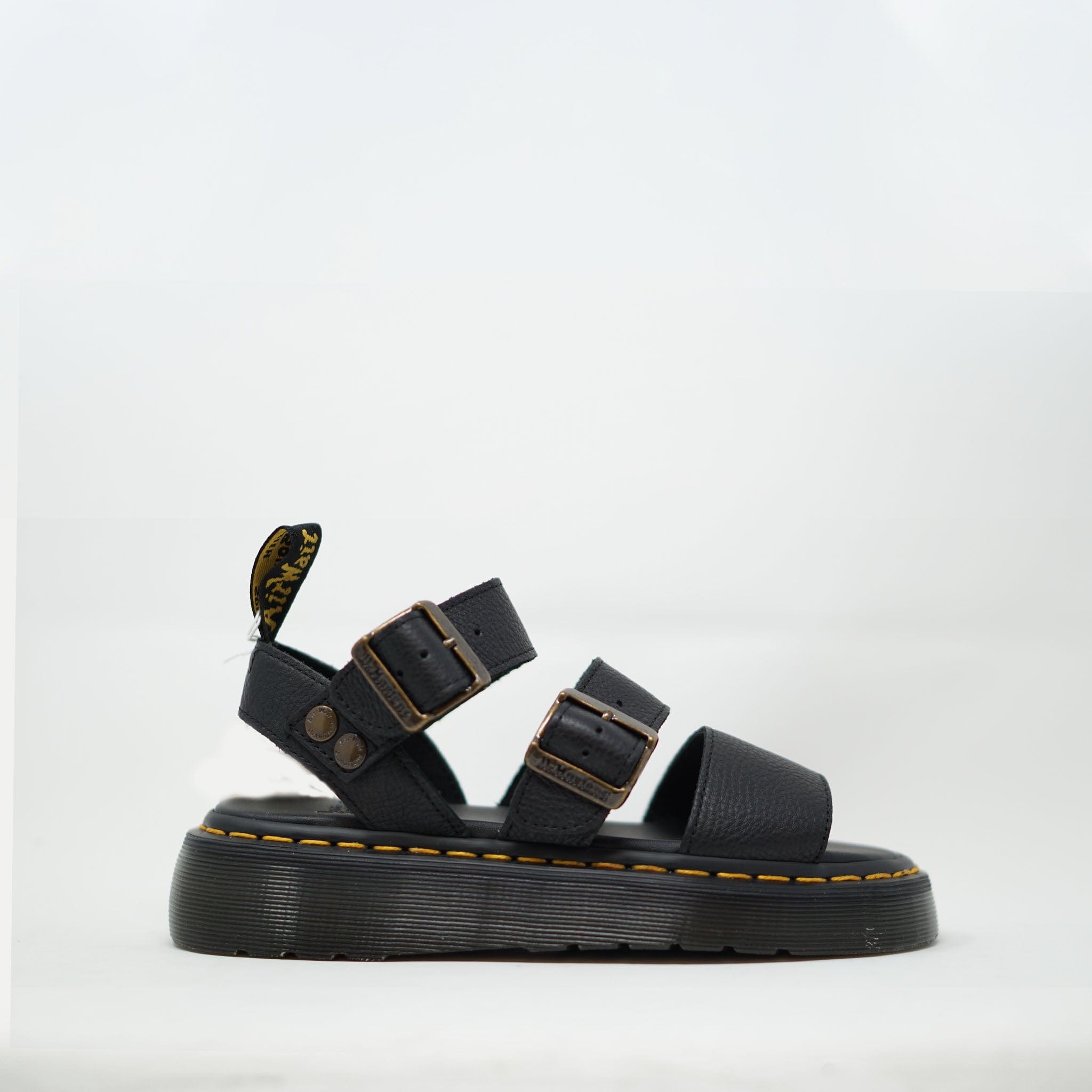 Dr Martens Gryphon Quad Sandals Black Pisa