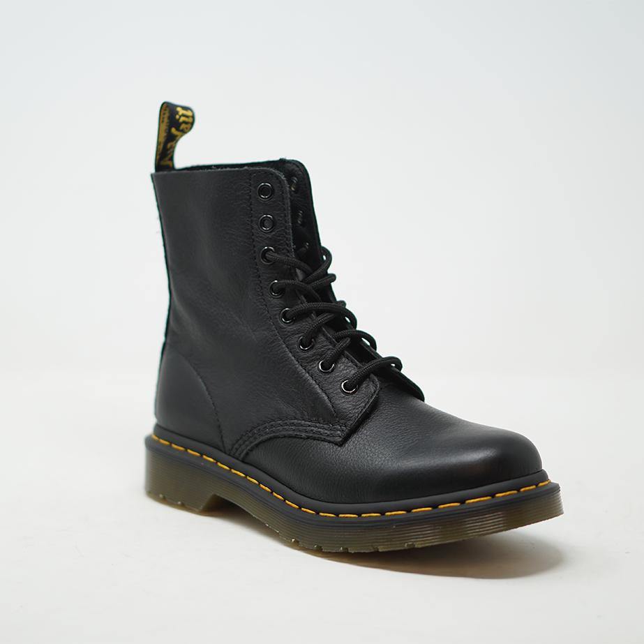 Dr Martens 1460 Pascal Virginia Leather Boots Black