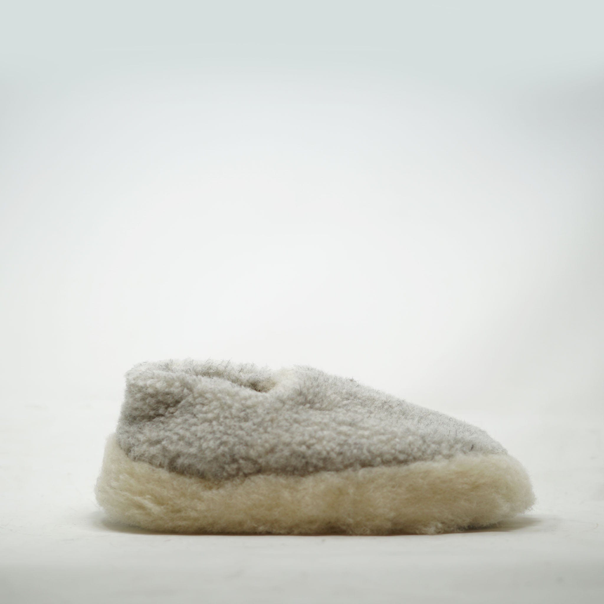 Yoko-Wool-Siberian-Grey SLIPPERS  - ZIGZAG Footwear